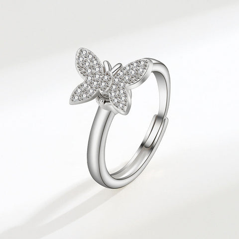 Butterfly Fidget Ring Adjustable