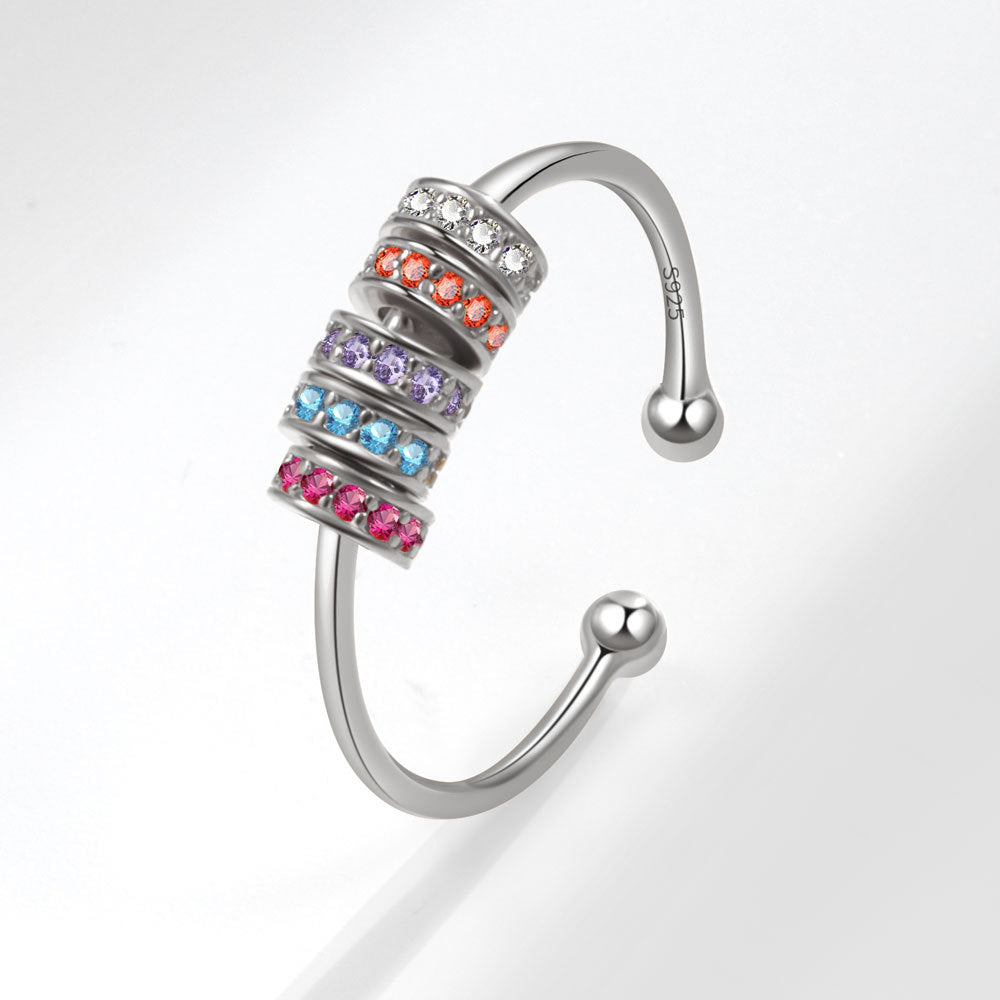 Beads Fidget Ring Adjustable
